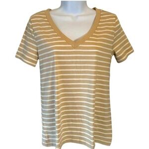 Preppy Twee Girlhoodcore Gap 90s Style Casual Striped Tee
